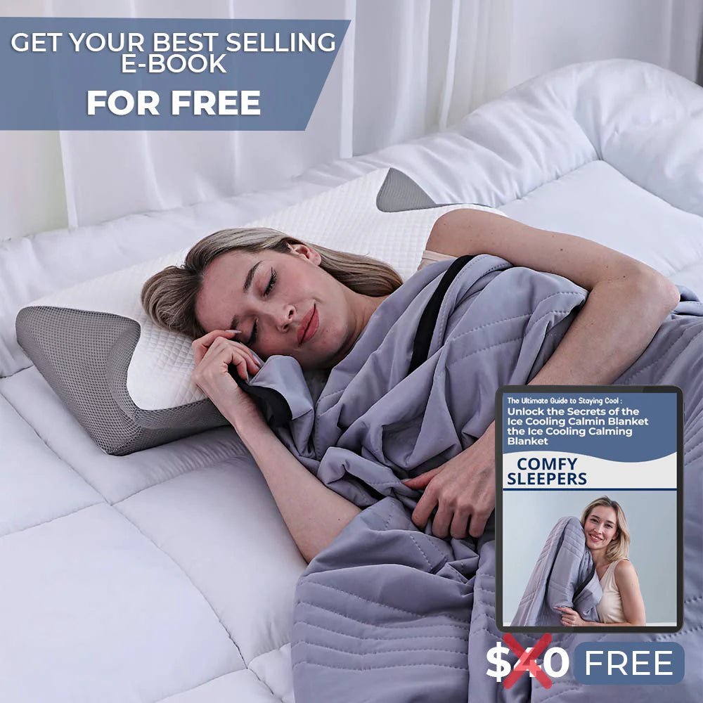 Couverture Lestée Rafraîchissante – Sommeil Profond & Frais Toute la Nuit